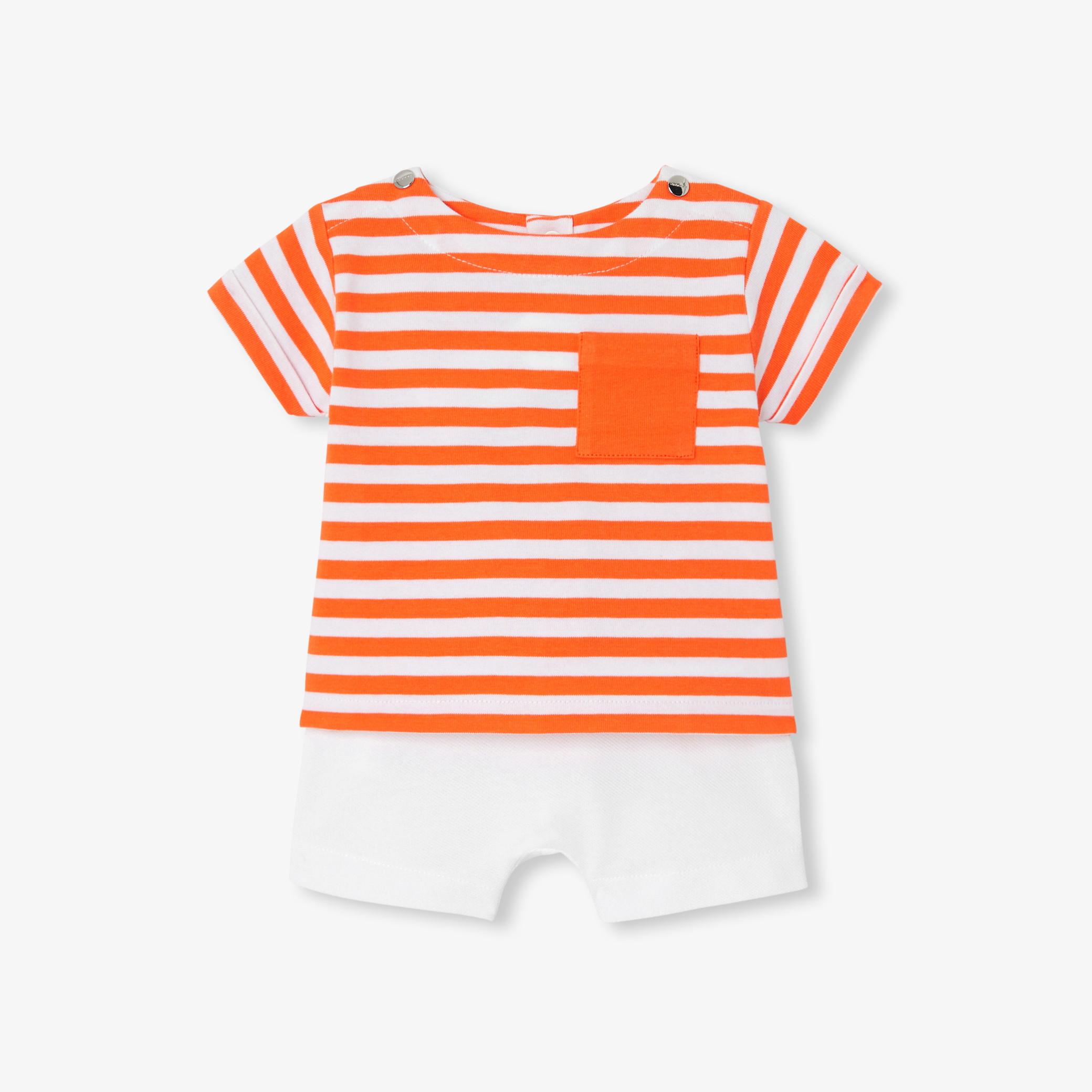 White/Orange