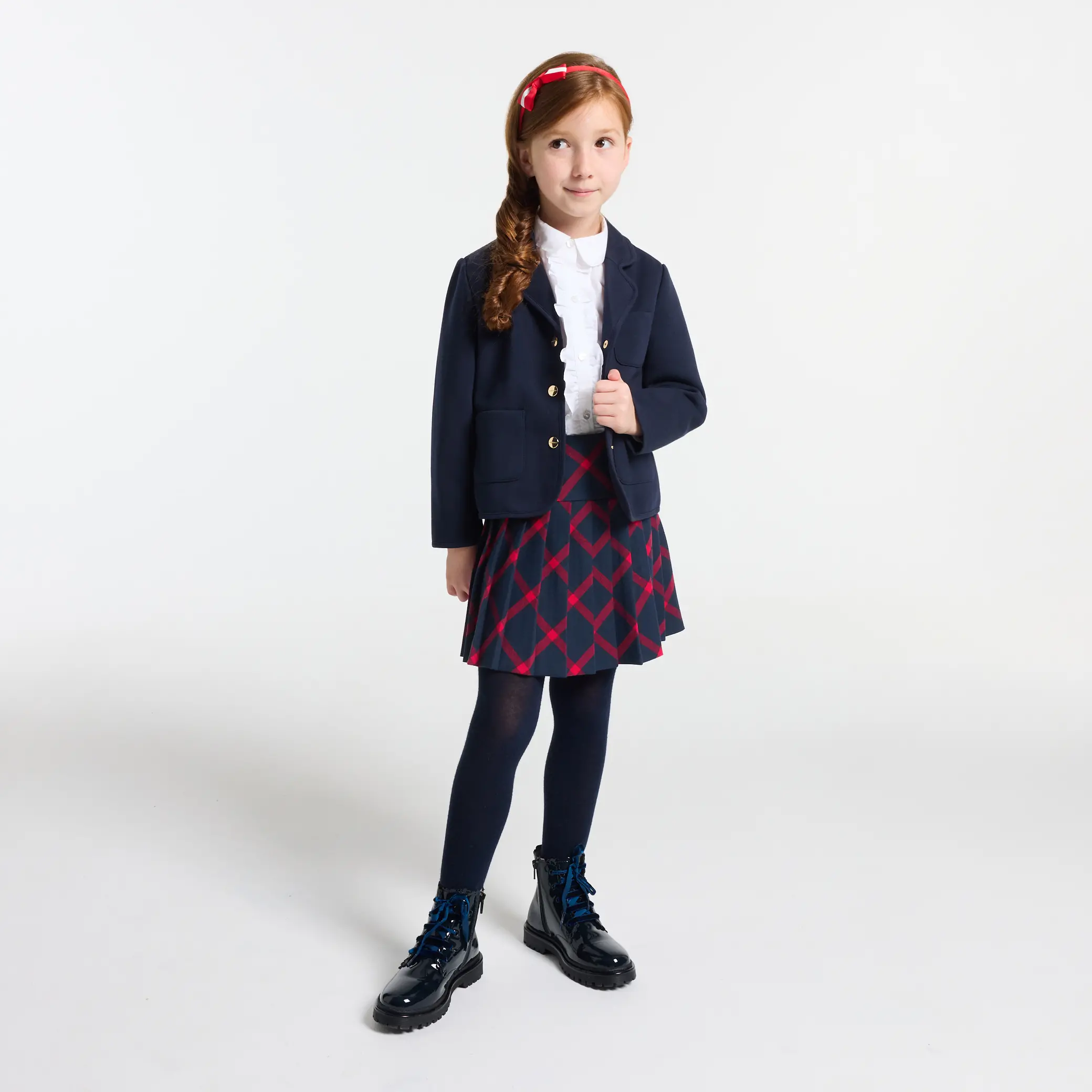 Navy/Red