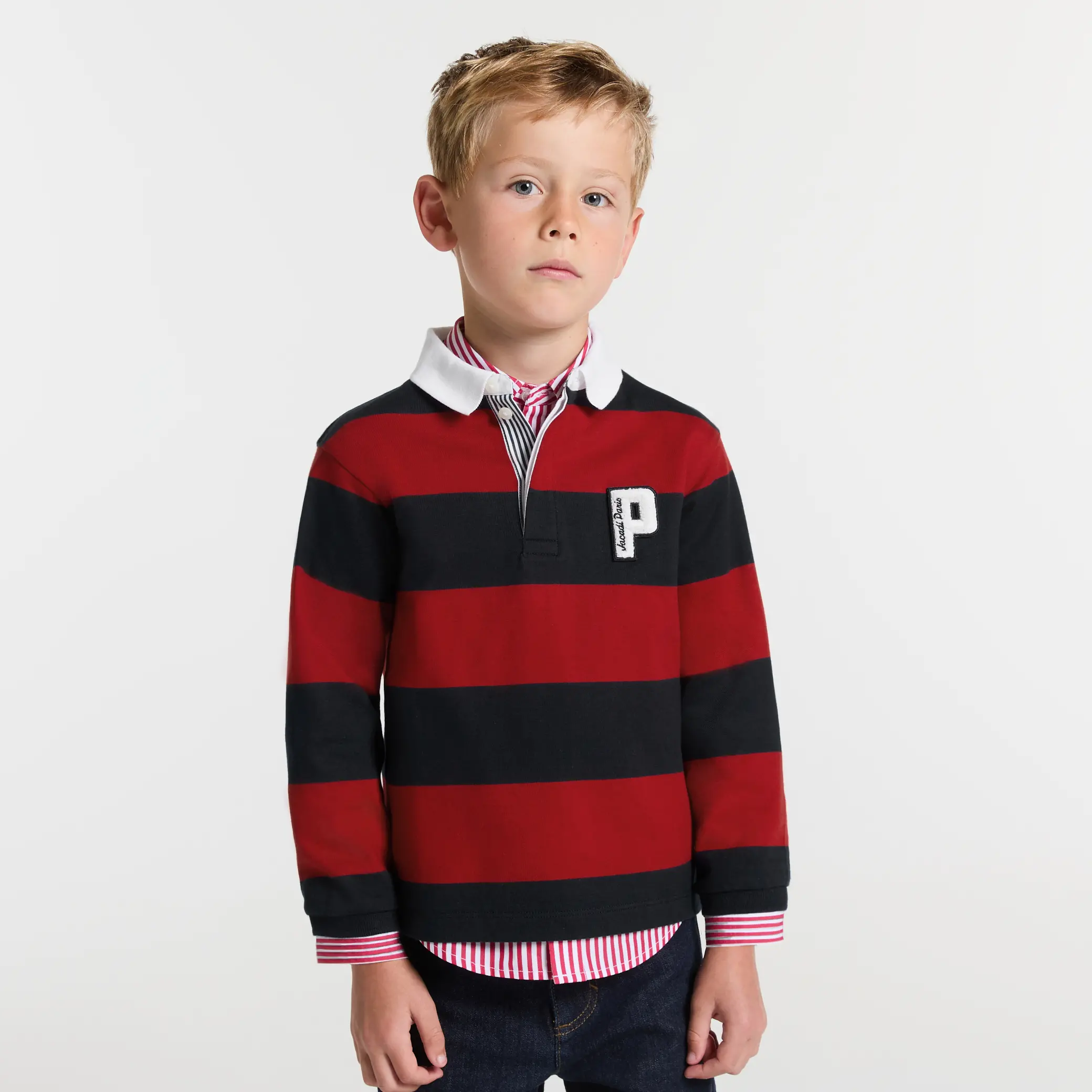 Navy/Red