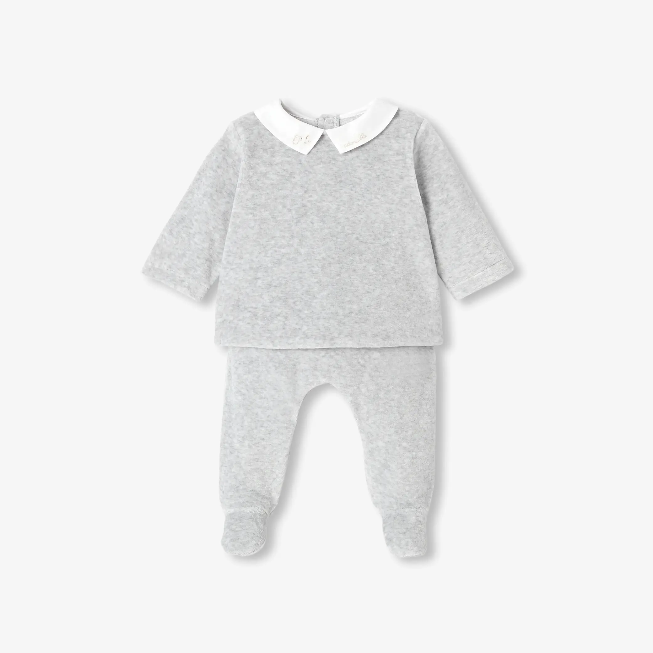 GRIS CHINE CLAIR JACADI